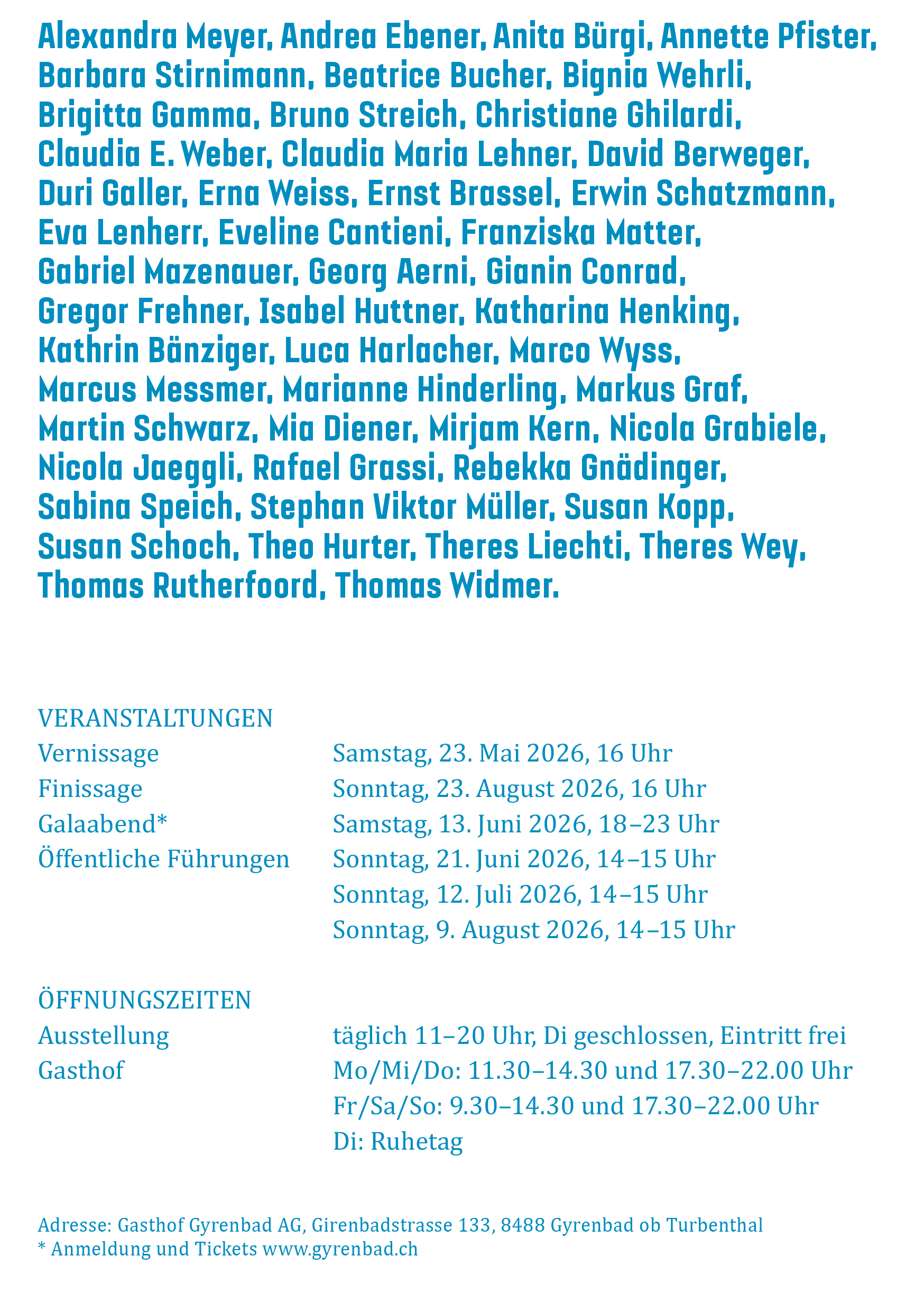 Thomas Widmer - Aktuell